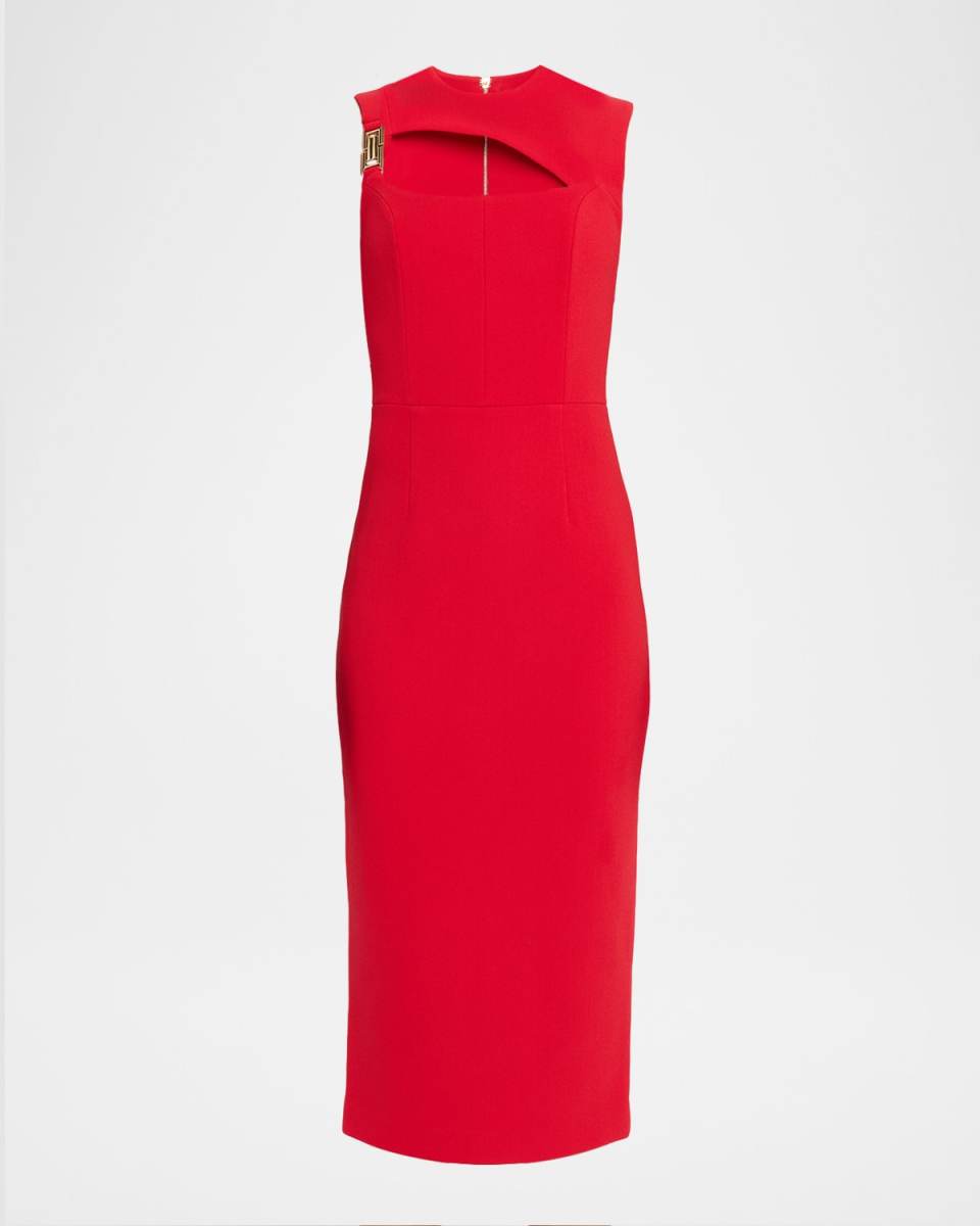 Cameron Sleeveless Cutout Midi Dress